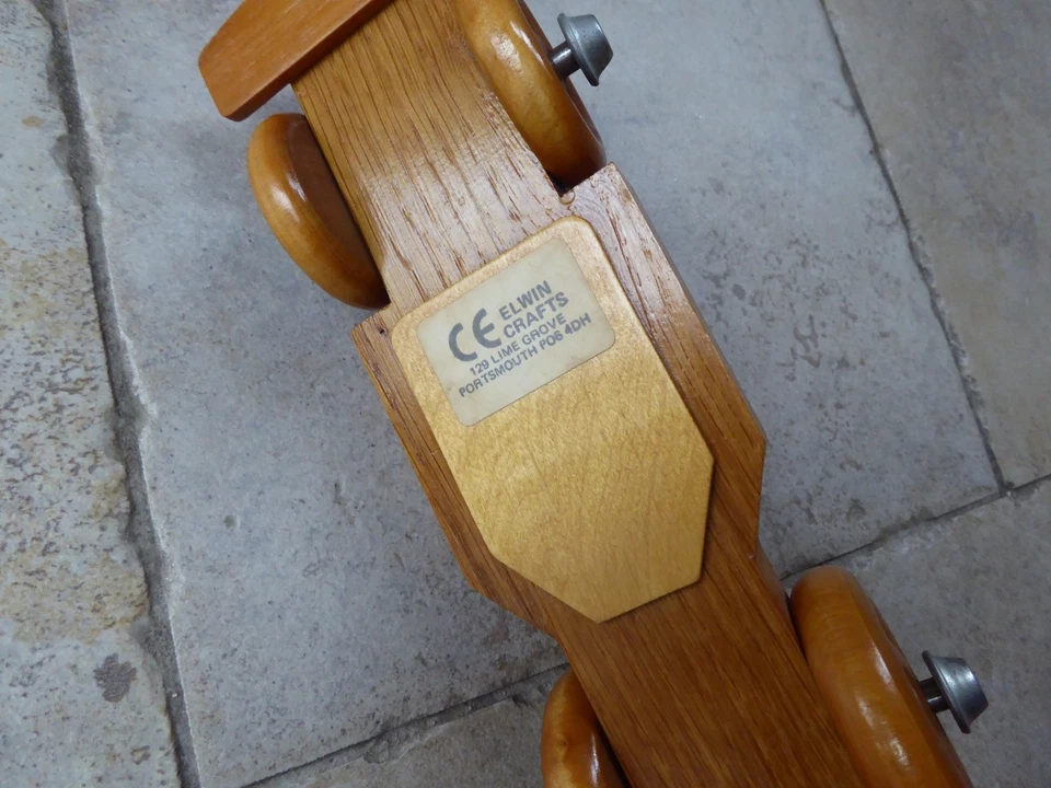 Hand Crafted, Wooden Classic Car Model / Toy - Image 3 of 4