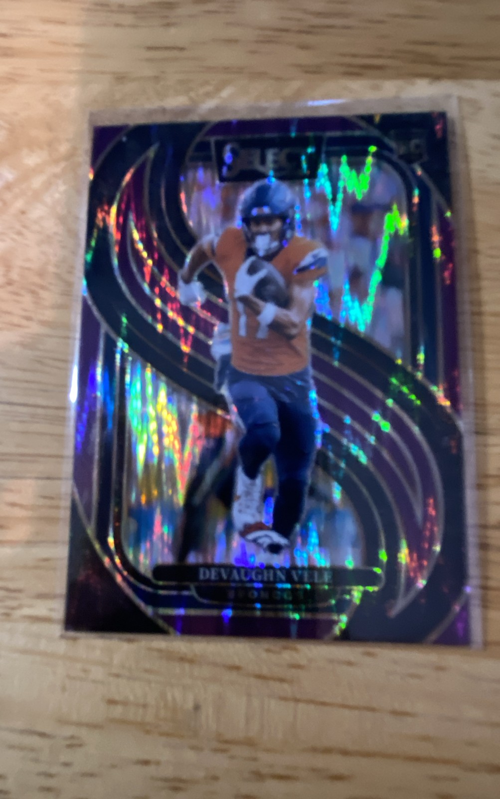 2024 Panini Select - Premier Level Devaughn Vele #150 Purple Shock Prizm /360...