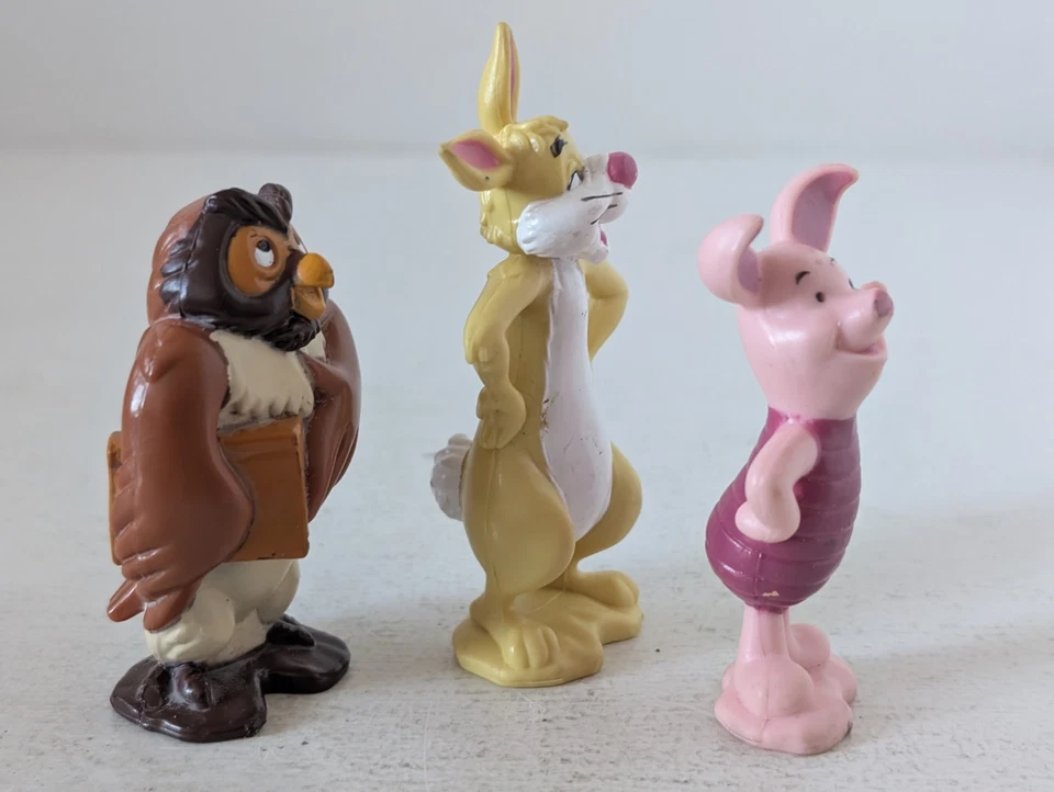 Fisher Price Disney Winnie The Pooh Collectibles Owl Piglet Rabbit 2000 Free P&P - Bild 2 von 4