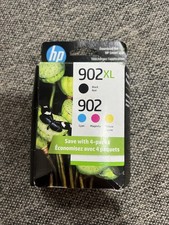 HP 902XL/902 Black High Yield and Cyan/Magenta/Yellow Standard Yield Ink 11/2026