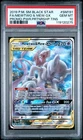 2019 POKEMON SM BLACK STAR PROMO #SM191 FULL ART/MEWTWO & MEW GX PSA 10