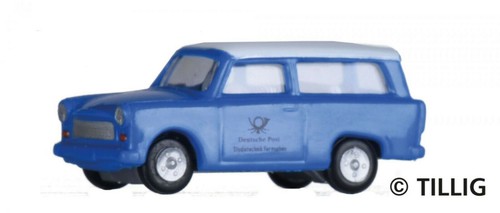 Tillig 08744 TT Trabant 601 Kombi „Deutsche Post Studiotechnik“ NEU OVP+ - Picture 1 of 1