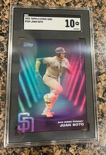 2022 Topps x Steve Aoki Baseball Party #104 Juan Soto SGC 10