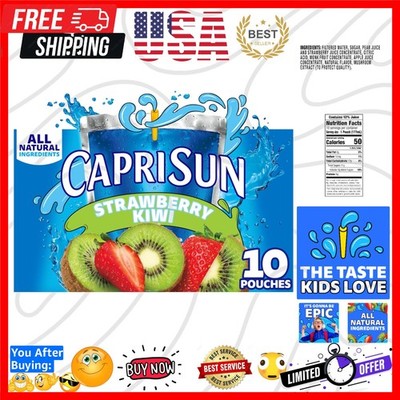 Flavored with Other Natural Flavor Juice Drink Blend, 10 Pouches, for School ...