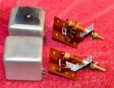 Hammarlund HQ-110 BFO Pitch & Q Multiplier Assemblies + Shields