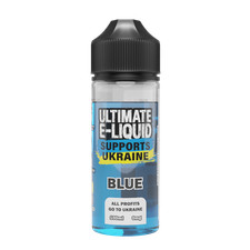 Ultimate Support Ukraine Charity 100ml Blue Vape Juice, Manufacturer 99.90 per litre