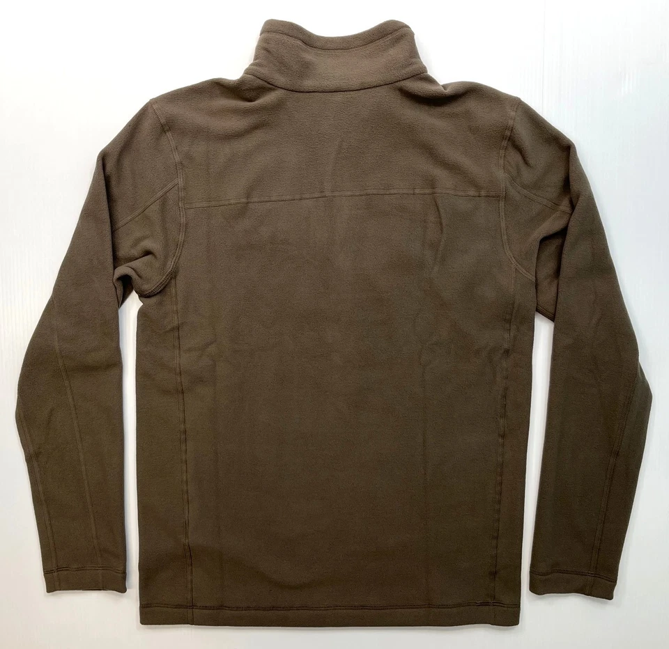 Pullover polar PATAGONIA Micro D 1/4 cremallera para hombre #26176 MARRÓN BAJO (MRLB) Foto 2 de 3