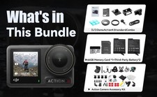 DJI Osmo Action 4 4K Bundle with 64G SD Card and 2 Spare Batteries