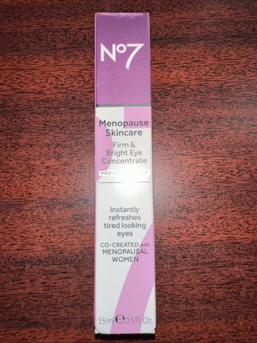 No7 Menopause Skincare Firm & Bright Eye Concentrate - 0.5 fl oz (15 ml)