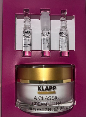 Klapp Cosmetics VITAMIN A CLASSIC Retinol Cream Ultra mit Ampullen