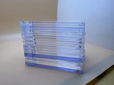 Bakers Dozen Lot Of 13 Magnetic Hard Plastic Magnetic Card Holders FREE SHIPPING