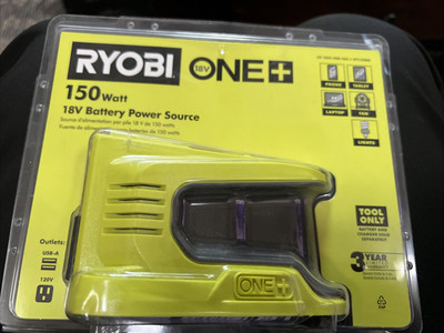 Ryobi ONE+ 18V 150W Battery Power Source Li-Ion Green RYI150BG