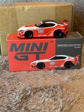 MINI GT 1:64 LBWORKS GR Supra Liqui Moly Red RHD Car in box#290