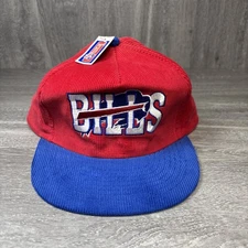 Vintage Buffalo Bills Football Snapback Cap Hat Corduroy Rare New KMG Pro Model