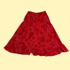 American Vintage Women's Red and Pink Skirt
