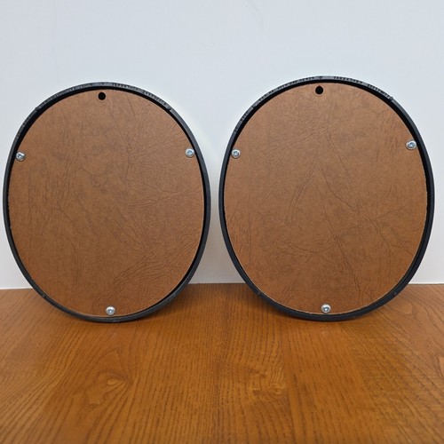 2 Vintage 1986 Homco Kunststoff Gold Oval Gerahmt Kirche See Wasser Wandbilder - Bild 4 von 8