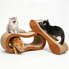 Cat Scratcher 2 in 1 Cat Scratching Board, Cat Cardboard, Scratch Lounger, Large