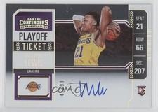 2023-24 Contenders Rookie Variation Playoff Ticket 45/99 Maxwell Lewis Auto 14rh