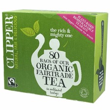 Clipper Everyday Organic Fairtrade Tea 80 Bags 0.10 per strip