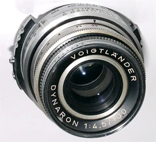 Voigtlander Dynaron 4.5 100mm Lens for Voigtlander Prominent Camera