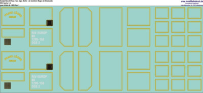 H0-Decals: Tresor-Wagen Franz Jäger Berlin der Olsenbande - NEU, 087-6658