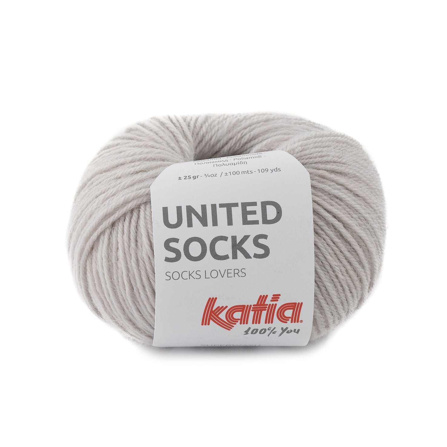 United Socks by Katia - Piedra (7) - 25 g / approx. 100 m Wool
