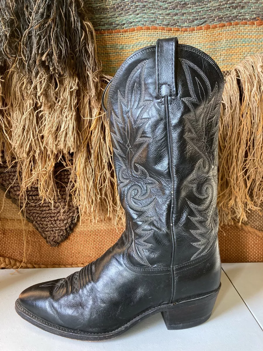 Dan post black cowboy best sale boots