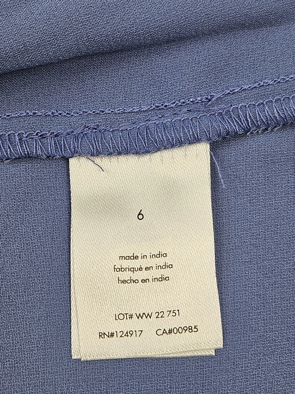 VETEMENTS Abito donna WeWoreWhat Revolve scollo 6 cappuccio midi raso blu ardesia