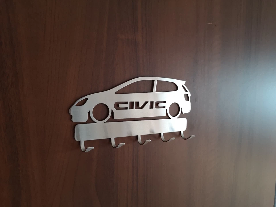Porta llaves colgador Honda Civic Ep3 tipo R tipo S Vtec Si 2.0 7 Gen acero inoxidable Foto 3 de 4