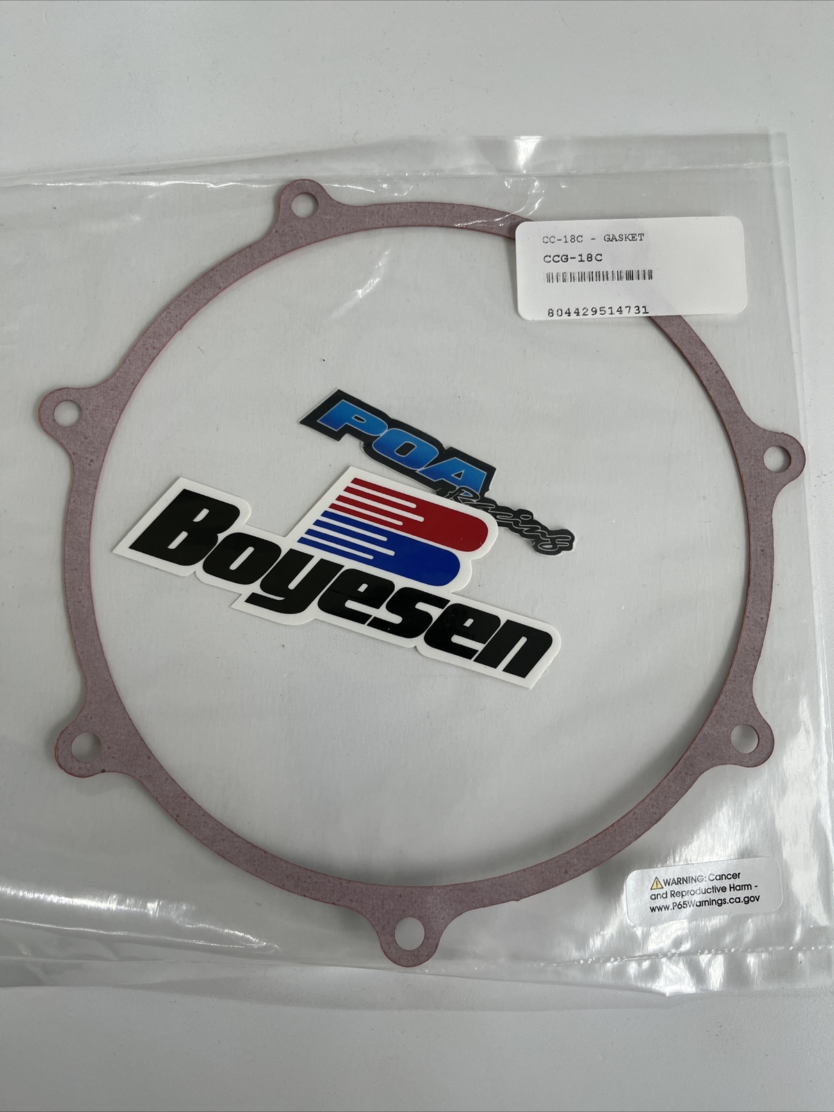 Boyesen Clutch Cover Gasket Kawasaki KXF 450 2019-2021