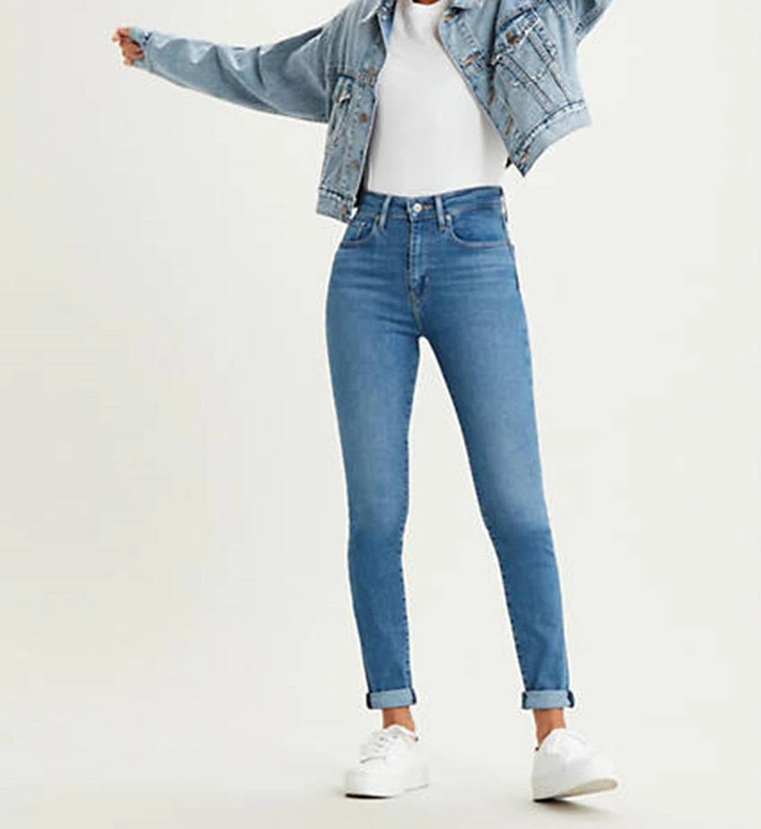 721 High Rise Skinny Jeans (plus Size) - Blue