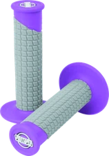 ProTaper Clamp-On Pillow Top Dirt Bike Grips Neon Purple/Grey