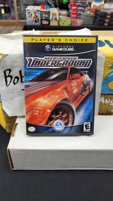 NEED FOR SPEED UNDERGROUND NINTENDO GAMECUBE VIDEO GAME PLAYER CHOICE NO MANUAL