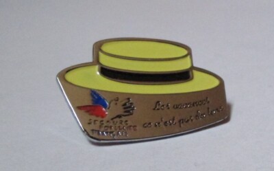 Französische Volksrettung Pin - Urlaub ist kein Luxus (silber)