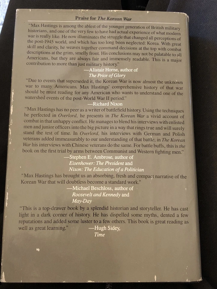 The Korean War by Max Hastings - Very Clean w/ Dust Jacket Intact, No Inscript. - Image 2 of 4