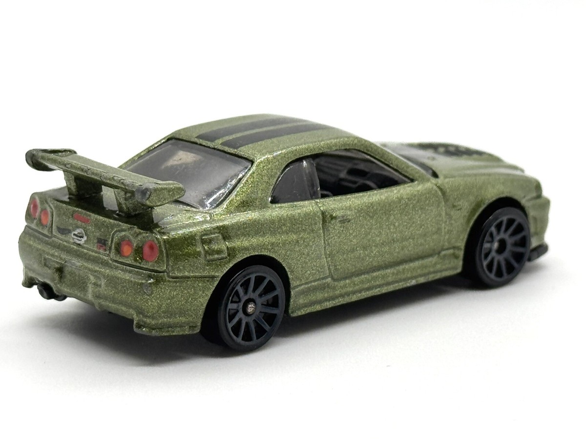 Hot Wheels/L39/2009 Mattel/Nissan Skyline GTR GT-R R34 green (B1