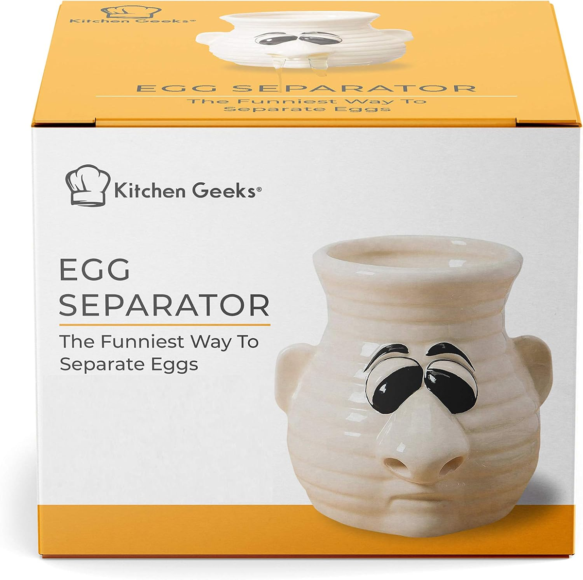 Egg Separator Funny Kitchen Gadget - Fun Snot Nose Egg Separator