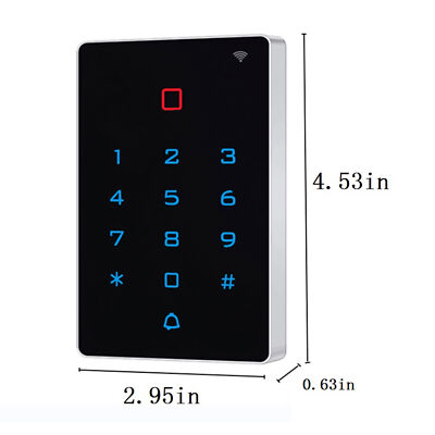 WiFi Tuya APP Waterproof RFID Card Standalone Touch Door Access Control Keypad