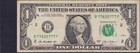 2013 US $1 Dollar Bill Banknote Fancy Serial Number B 77625777 F Very Cool — photo 1
