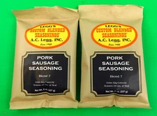 Mild Heat Old Plantation Pan Sausage Seasoning  #7 for 50 Lbs Venison Pork 