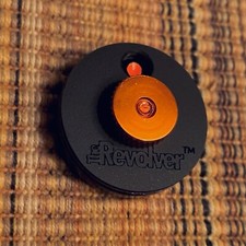 The Revolver ™ v2 Discreet Preportioned Powdered Snuff Dispenser Bumper ORANGE