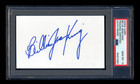BILLIE JEAN KING SIGNED INDEX CARD PSA/DNA 39 MAJORS AUTOGRAPHED GEM MINT 10