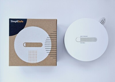 SimpliSafe Carbon Monoxide Detector & Smoke Detector Alarm Latest Gen White NEW