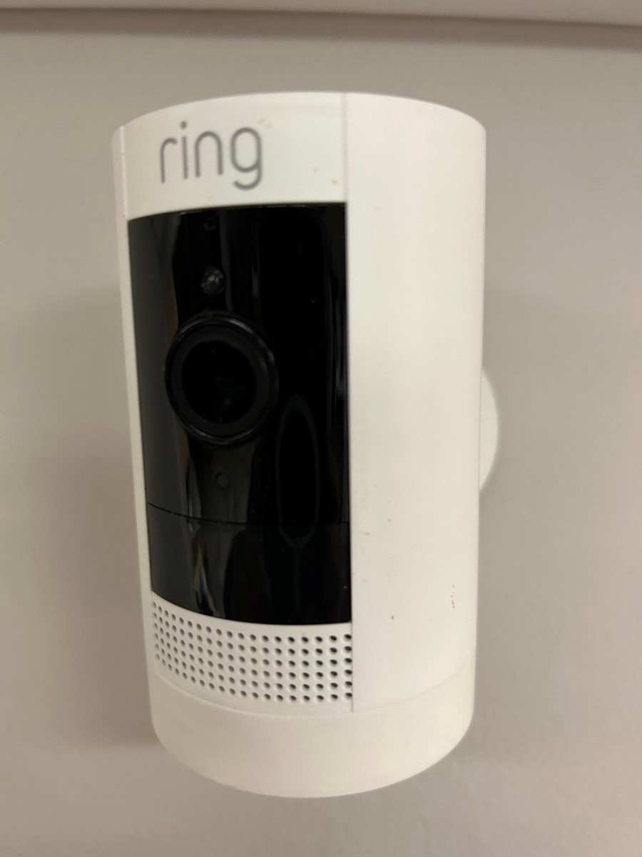 Ring 1080p Wireless Stick Up Security Camera (Battery) - White