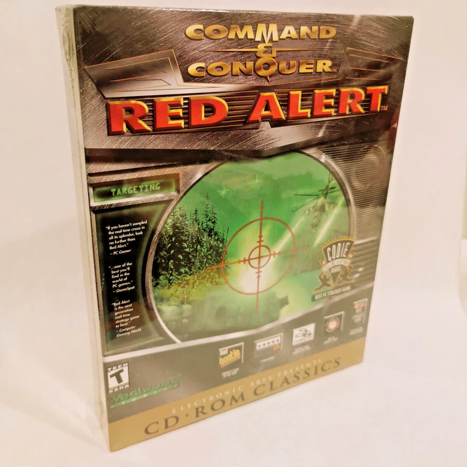 Command & Conquer Red Alert - big box Win95/98 PC CD-ROM NEW in shrinkwrap - Image 3 of 4