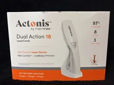 New HairMax Actonis Dual Action 28 LaserComb For Hair Growth New in Box
