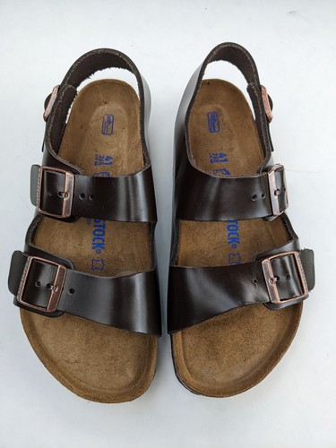Milano Style Brown Leather Sandals 