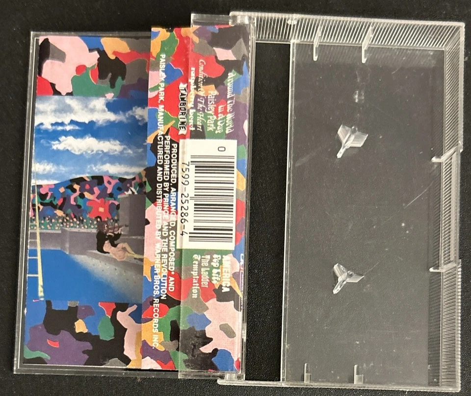 Prince Around The World In A Day 4-25286 Music Cassette (Paisley Park 1985 Used) Foto 3 de 4