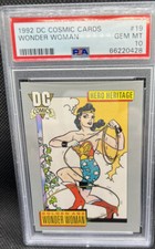 1992 DC Cosmic Cards WONDER WOMAN 19 PSA 10 GEM MINT Low Pop 