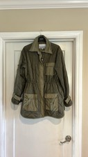 Ganni Ripstop Nylon Quilted Jacket Size 38